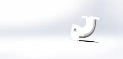 elbow with flange