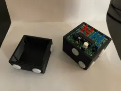 Electronic Dice Enclosure Box Electronicskitshop solder Project