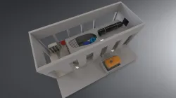 Emergency Diesel Generator 1550KVA in Building