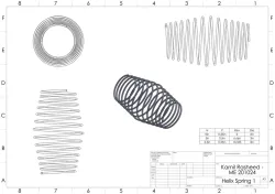 Example 5 - Helix Spring 1
