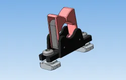 Fast installation holder - cable