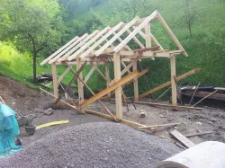 Firewood shed
