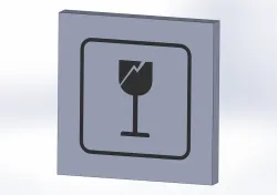 «Fragile» Solidworks Library Feature