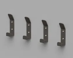 GueriTech Modern Metal Wall Hooks Sheet Metal DIY