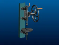 Hand wall drilling machine