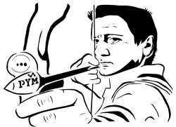 Hawk Eye stencil 3