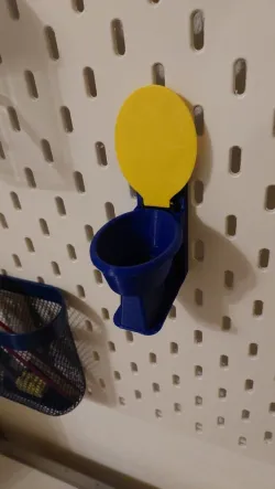 Ikea Skadis container toilet