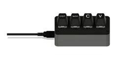 Keyboard with 4 keys