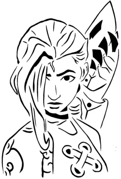 LOL Jinx stencil 6