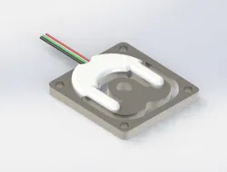 Low profile compression load cell 1kN Ultra thin weight sensor 100kg