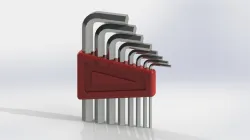 Metric Allen wrench set (Juego de llaves Allen)
