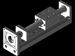NEMA17 ball screw n linear rail linear module