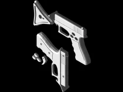 Novint Falcon Gun Grip
