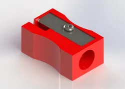 Pencil sharpener Design in Solidworks