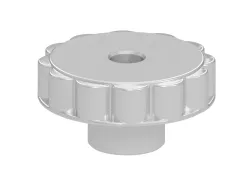 Perilla de aluminio con barreno