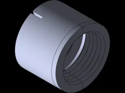Pipe Adaptor Split Nut 1/2 to 1/4 BSP