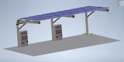 Pipe frame structure