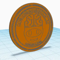 Printable Coin for MemeCoinDAO.ai (crypto)