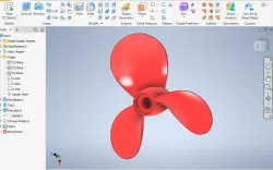 Propeller in Autodesk Inventor | Fan Blade in Autodesk inventor | Autodesk inventor for beginners