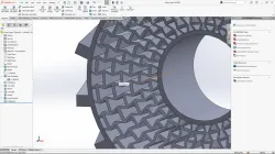 Re- Entrant Honeycomd Design