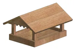 Simple bird feeder