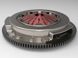 Single plate friction clutch