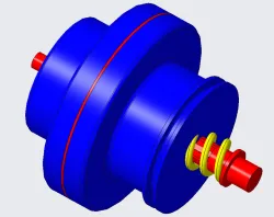 single plate friction clutch