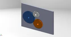 Spur gears with an involute tooth profile