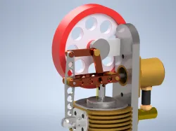 Vertical Stirling Engine