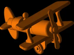 Wooden Plane Toy
