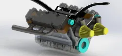 2 turbo V6 engine