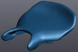 2003-07 Ducati 749 Seat Cushion 3D Scanned