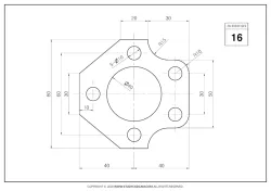 2D CAD EXERCISES 16