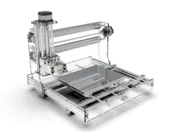 3-AXIS CNC ENGRAVER MACHINE DESIGN