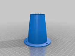 3 Hole Ceiling Fan / Light Kit Diffuser Replacement Lamp Holder
