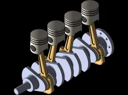 4 piston engine