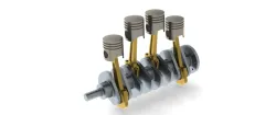 4 Piston(in-line or straight)engine