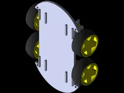 4-wheel car robot