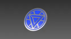 Arc Reactor Ironman Logo