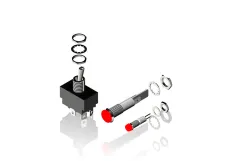 Arcolectric - Indicator Lamp & Toggle Switch
