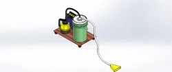 Battery operated vacuum cleaner
