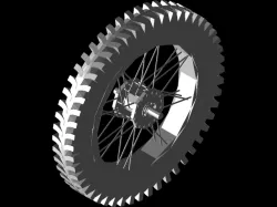 Bicycle tyre assembly