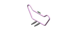 Bike front protector bumper 3D modelling.