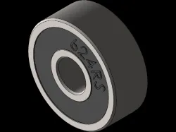 Caster for toy cars