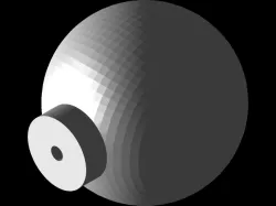 Classic Cartoon Bomb Stage Prop