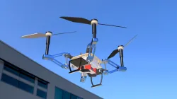 Detachable surveillance drone