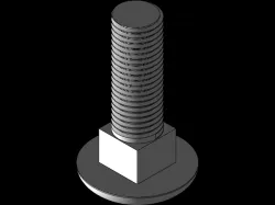 DIN 603 Carriage Bolt Full Thread