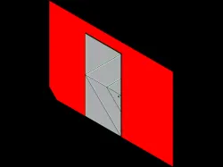 Door with self lock
