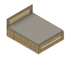 Double sized bed