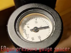 EDgun pressure gauge spacer